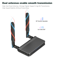SIBOLAN 4K 30Hz Wireless HD Extender Adapter Antena Ganda Output Video Ganda Output USB Resolusi 1080p VGA Switcher Plastik 50