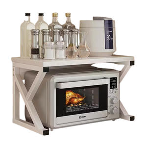 Estante para Horno de Microondas de Cocina, Organizador de Almacenamiento de Doble Capa para Encimera, Estante Rectangular Multiusos de Varios Niveles - Product Image 5