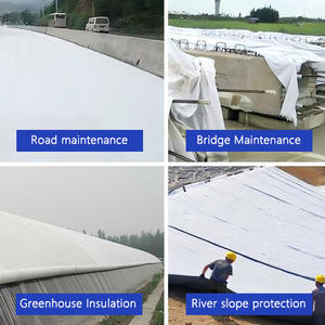 NQFIBER 100g 200g 300g <span class=keywords><strong>400g</strong></span> 500g <span class=keywords><strong>Géotextile</strong></span> non tissé Prix <span class=keywords><strong>Géotextile</strong></span> pour la construction routière et ferroviaire - Product Image 3