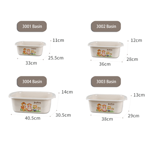Custom Home PP Rectangular <strong>Wash</strong> <strong>Basin</strong> Durable <strong>Plastic</strong> Laundry Tub Wholesale Household Washing Bowl - Product Image 2
