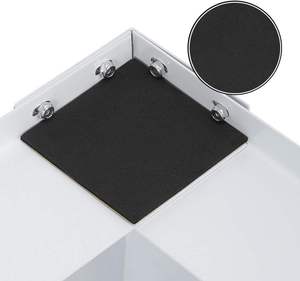 Socle de base en acier inoxydable, rehausseur de machine à laver et sèche-<span class=keywords><strong>linge</strong></span>, avec patins antidérapants amovibles, <span class=keywords><strong>support</strong></span> de rangement domestique moderne - Product Image 3