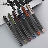 Stylo à bille professionnel de haute qualité OEM sublimé Business marqueur en métal bleu noir biodégradable 3d
