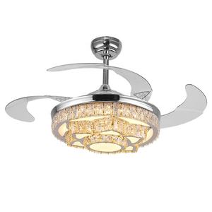 Золотой 42 ''Звездный Кристалл Потолочный вентилятор с световой лампой пульт дистанционного управления - Product Image 2