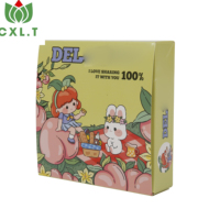 Boîte en carton pliable personnalisée pour jouets, vente en gros directe d'usine, OEM ODM, boîte en papier imprimée pour emballage de cadeaux pour enfants