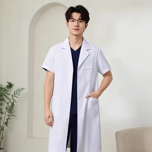 Bata <span class=keywords><strong>de</strong></span> Médico Unisex Personalizada ODM, Bata Blanca para Médicos Seniores, Bata Quirúrgica para Médicos y Enfermeras, Bata <span class=keywords><strong>de</strong></span> <span class=keywords><strong>Laboratorio</strong></span>, Uniformes <span class=keywords><strong>de</strong></span> Enfermería - Product Image 5