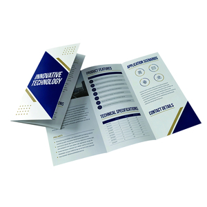 Flyers promotionnels personnalisés en gros, approvisionnement direct d'usine, plusieurs tailles et motifs, parfaits pour les salons professionnels et les événements - Product Image 1