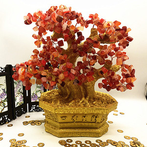 Bán Buôn Vàng Lớn Pha Lê Tiền Cây Bonsai Phong Cách Tài May Mắn Phong Thủy Mang Theo Sự Giàu Có Trang Trí Nhà Món Quà Sinh Nhật - Product Image 6