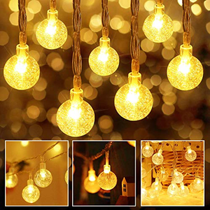 ลูกบอลแก้วใสประดับตกแต่งพร้อมไฟ LED สำหรับตกแต่งต้นคริสต์มาส ขายส่ง - Product Image 3