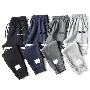 Pantalones de chándal de estilo hip hop para hombre, 2022 algodón, con logotipo personalizado, para gimnasio