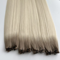 Extensions de cheveux humains vierges de qualité supérieure Genius Weft 100% - Cuticules intactes, sans perte, sans nœuds - Genius Weft
