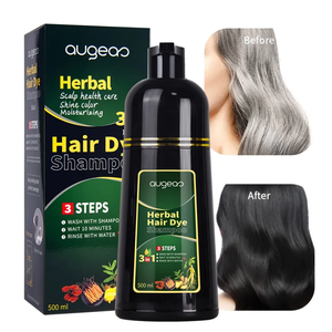 แชมพูย้อมผมสีดำถาวร3 in 1สี<span class=keywords><strong>ขาว</strong></span>เทาขาวแชมพูสมุนไพรธรรมชาติจากโรงงาน - Product Image 1