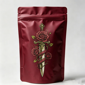 Sac scellable en film polyester de qualité alimentaire, durable, imperméable et anti-odeur, avec feuille d'aluminium et PE, 3,5 g, pour aliments pour bébés, impression de logo personnalisée - Product Image 2