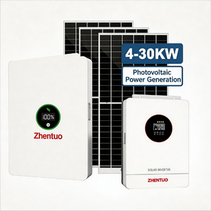 Système <span class=keywords><strong>solaire</strong></span> hors réseau complet de 10 kW avec contrôleur MPPT, batterie au lithium Lifepo4, onduleur à onde sinusoïdale pure pour usage domestique - Product Image 5
