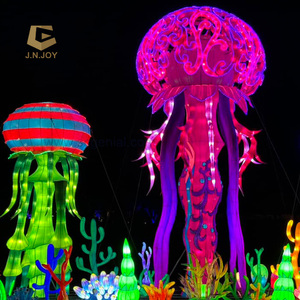 JNZ2237 Lanterne Tradizionali Cinesi Personalizzate per Festival all'Aperto con LED, Spettacolo di Lanterne Floreali, Decorazioni Artistiche per le Festività - Product Image 6