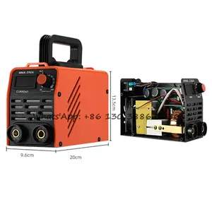 Machine à souder électrique manuelle portable, mini soudeuse numérique intelligente, électrode isolée MMA IGBT 20-250A, 110V, 220V