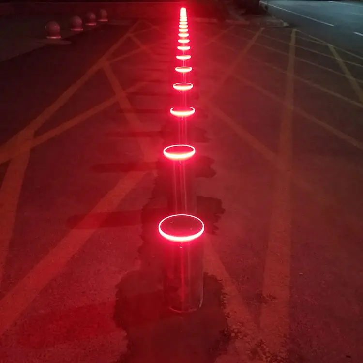 Fábrica confiável Super Mercado Estacionamento Lot Barreira segurança durável Bollard não hidráulico Bollards flexíveis automáticos