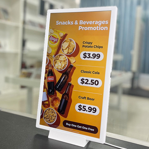 15.6Inch <b>Wired</b> Rail Powered Lcd Advertising Player Esl Electronic <b>Shelf</b> Label 30000Hrs Lifespan For Smart Retail Shop Price Tags - Product Image 1