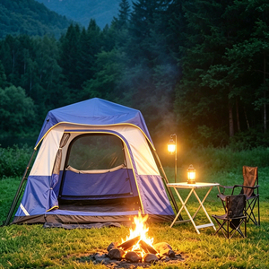 <span class=keywords><strong>Tenda</strong></span> da <span class=keywords><strong>Montagna</strong></span> QIQIKA Personalizzabile, Impermeabile, 2000-3000mm, Quattro Stagioni, Doppio Strato, Rete a Nido d'Ape, Ultraleggera con Pali <span class=keywords><strong>in</strong></span> Alluminio per <span class=keywords><strong>Campeggio</strong></span> - Product Image 1