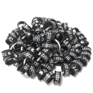 Aluminium duivenring, aluminium ringen voor duiven 10mm, aluminium ringen voor vogels nieuw model aluminium duivenring - Product Image 4