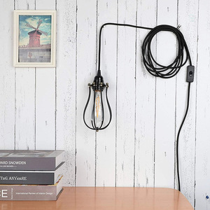 EU cắm E27 Điện giữ đèn treo loại với chuyển đổi dây mặt dây đèn tự làm đơn giản treo dây đèn - Product Image 3