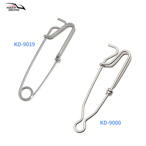 KEEP DIVING 100MM Connecteur de hameçon de traînage en acier inoxydable pour bateau, pour leurres de pêche en mer, petit accessoire de pêche KD 9000/KD 9019 - Product Image 2