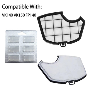 Sacchetti per aspirapolvere in tessuto non tessuto a 5 strati per <span class=keywords><strong>Folletto</strong></span> VK140 VK150 FP140, per uso camper e auto, con flangia verde - Product Image 6