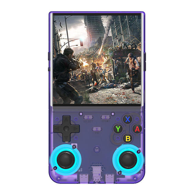 R36 Ultra New 4-Inch IPS Handheld Game Console Portable Retro Arcade Open Source with Wifi RGB Light Video Game Player R36