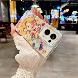 Thời trang 3D Sparkle Pha Lê Kim Cương Bling long lanh mềm TPU chống sốc điện thoại di động Trường hợp đối với Oppo tìm N2 trường hợp - Product Image 5