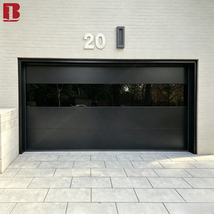Style chinois moderne isolé résidentiel marron sectionnel automatique motorisé <span class=keywords><strong>porte</strong></span> <span class=keywords><strong>de</strong></span> <span class=keywords><strong>garage</strong></span> en acier pour maison maison villa - Product Image 5