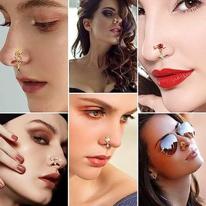 Tùy Chỉnh Nhiều Dễ Thương Bướm Trái Tim Thép Không Gỉ Mũi Nhẫn L Hình Dạng Mũi Vòng <span class=keywords><strong>Stud</strong></span> Cho Phụ Nữ Vàng Mũi Xỏ Đồ Trang Sức - Product Image 5