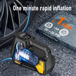 Gonfleur de voiture portable 150 PSI, pompe à air sans fil pour voiture avec éclairage LED, affichage de la puissance, compresseur d'air pour voiture, vélo, ballon - Product Image 3