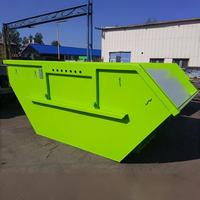 Bacs de saut en acier 6Cbm de haute qualité pour camion de recyclage de ferraille Benne à ordures Marrel Design Machines de traitement des déchets