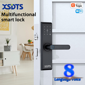 Serratura Intelligente XSDTS Z20 con Impronta Digitale, Compatibile con App Tuya WIFI, Accesso Senza Chiave, <span class=keywords><strong>Sicurezza</strong></span> con <span class=keywords><strong>Password</strong></span> per Porte in Legno e Metallo - Product Image 1