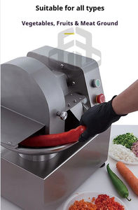 เครื่องบดเนื้ออัตโนมัติเชิงพาณิชย์สำหรับเนื้อวัว เนื้อหมู ใช้ในฟาร์ม ร้านอาหาร สำหรับทำไส้กรอกพริก ซาลาเปา เนื้อบอล - Product Image 5