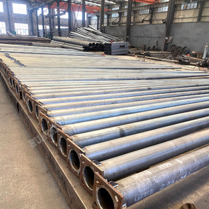 スチールランプポスト亜鉛メッキ5M 6M 7M 8M 9M 10M 12M街路灯ポール高品質 - Product Image 4