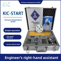 KIC START Termómetro de Perfil Térmico de 6 Canales, Probador de Temperatura para Horno de Reflujo, Registrador de Datos de Alta Precisión para Soldadura SMT, Sensores Tipo K