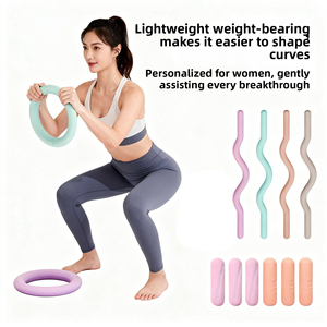 Barra de Pesas Factor con Logotipo Personalizado, Juego de Mancuernas, Anillo de Potencia, Pelota, Tapete de Yoga, Accesorios para Gimnasio en Casa, Fitness, Yoga y Pilates - Product Image 6