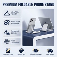 Support de téléphone portable en alliage d'aluminium, pliable, léger, portable, pour tous les téléphones, tendance sur TikTok