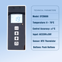 Termostat Pemanas Air Pengatur Suhu dan Timer Layar Digital Suku Cadang Pengganti Pemanas Air Listrik OEM