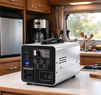 Station d'alimentation portable au lithium Lifepo4 384wh avec panneaux solaires pour la maison, station de partage d'énergie solaire
