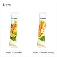 Kemasan Stick Pack Aseptik Food Grade Tahan Lama Anti Bocor Oksigen untuk Kertas Kraft 7 Lapis Ukuran Warna Kustom 70 Kemasan
