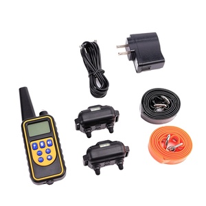 Collar de entrenamiento para perros eléctrico recargable impermeable <span class=keywords><strong>880</strong></span>, voz de vibración de choque electrónico sostenible con control remoto - Product Image 5