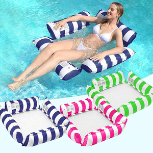 Men Women <b>Inflatable</b> Pool <b>Floats</b> <b>Float</b> Rafts Water Hammock for Summer Outdoor Indoor Pool Lounge <b>Inflatable</b> <b>Floats</b> Water Hammock - Product Image 1