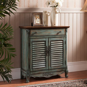 China Special Design antike Holz Schuhs chrank Möbel <span class=keywords><strong>Hand</strong></span> bemalte Prozess Schuh regal - Product Image 1