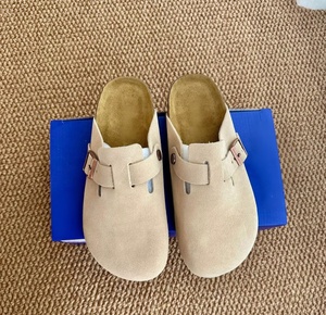 Zoccoli di Lusso Personalizzati da <span class=keywords><strong>Donna</strong></span>, Sandali Mule con Fibbia Regolabile, Supporto Plantare in <span class=keywords><strong>Sughero</strong></span>, Ciabatte Premium in Camoscio - Product Image 5