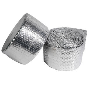 Material de <span class=keywords><strong>aislamiento</strong></span> térmico de lámina de doble burbuja de aluminio reflectante <span class=keywords><strong>multicapa</strong></span> en edificios - Product Image 3