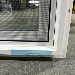 Fenêtre <span class=keywords><strong>coulissante</strong></span> verticale simple en vinyle avec grilles, fenêtres en PVC à simple et double battant, fournisseur direct d'usine BGB - Product Image 3