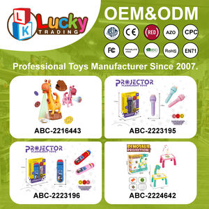 Lucky Toys Proyector Juego de aprendizaje Animal Proyección eléctrica Multifuncional <span class=keywords><strong>Girrafe</strong></span> Juego de pintura - Product Image 6