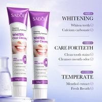 Dentifrice Nettoyant et Blanchissant SADOER OEM Marque Privée – Élimine les Taches, Haleine Fraîche, Soin Buccal Profond pour une Bouche Saine