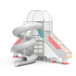 NetsTribe Équipement d'amusement extérieur personnalisable Petite aire de jeux pour enfants Toboggan à thème d'avion pour aire de jeux communautaire pour enfants - Product Image 6